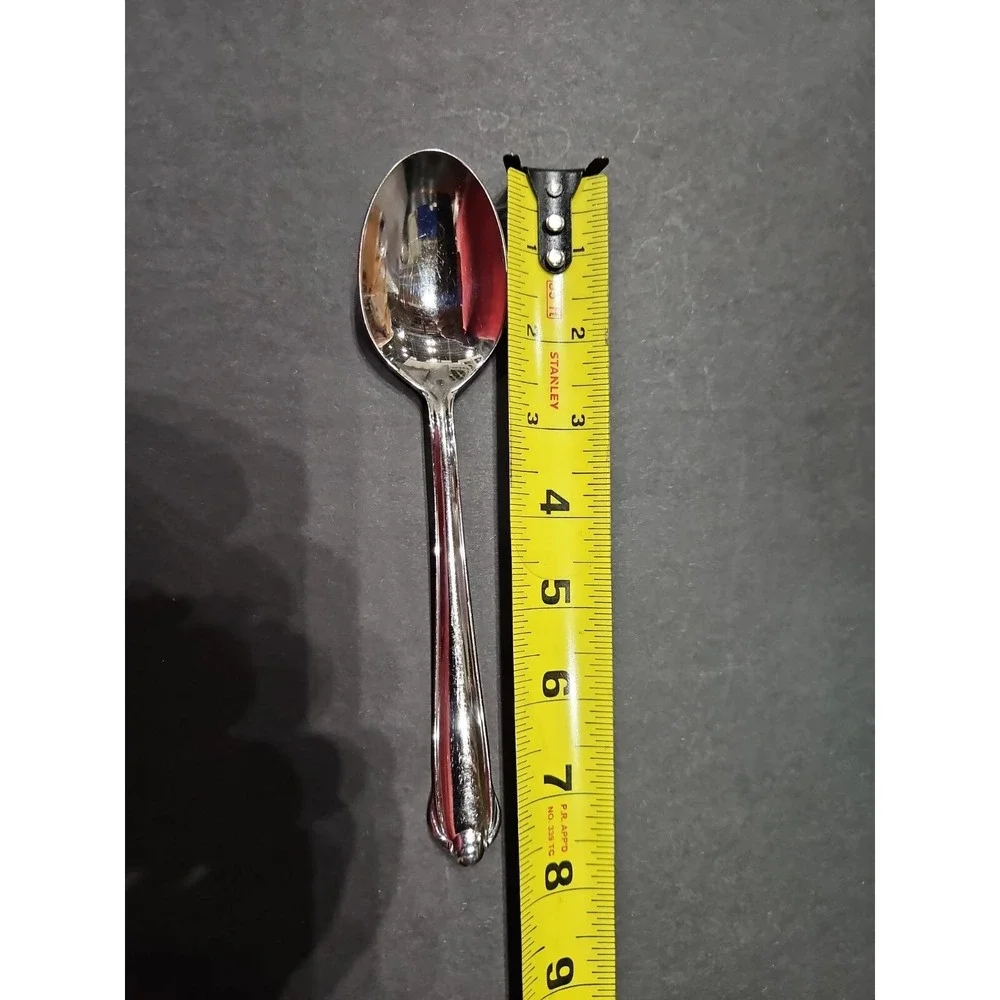 Mikasa Classico Glossy Soup Spoons 18-8 Stainless Gerald Patrick 8.2